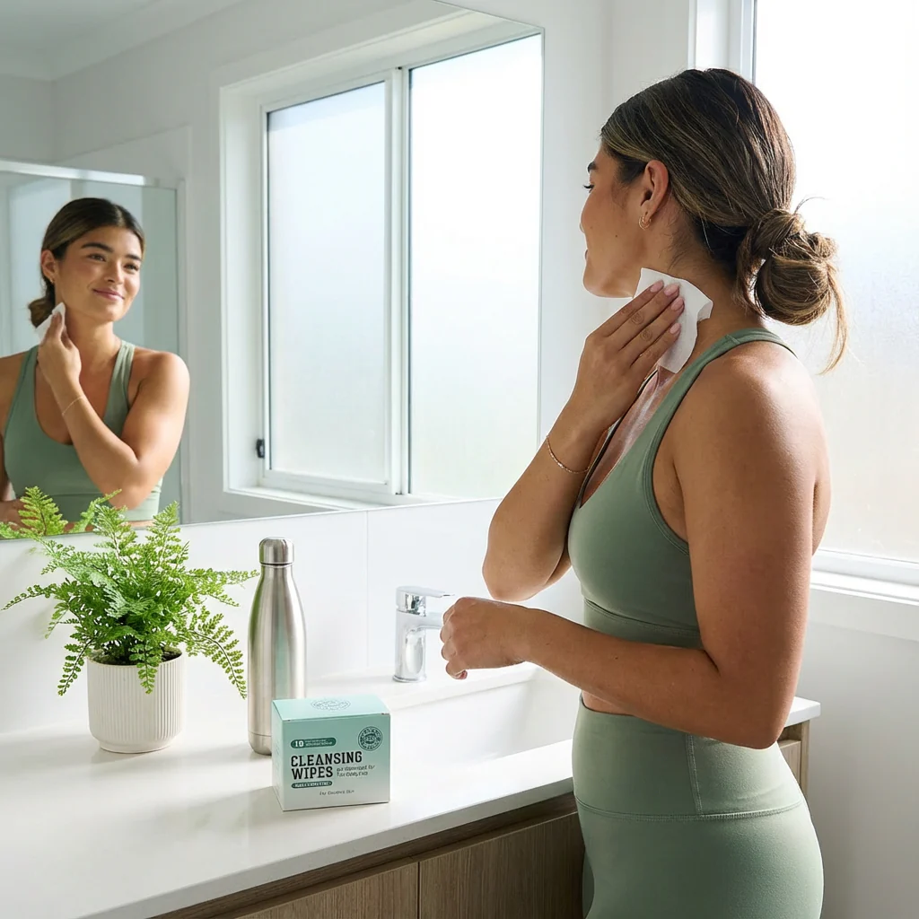 PH Balanced Feminine Cleansing Wipes - Minty Fresh Feel - Image 3