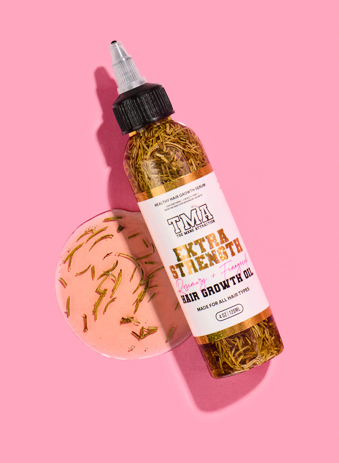 Jumbo Extra Strength Rosemary+Fenugreek Herbal Hair Growth Oil - Image 3