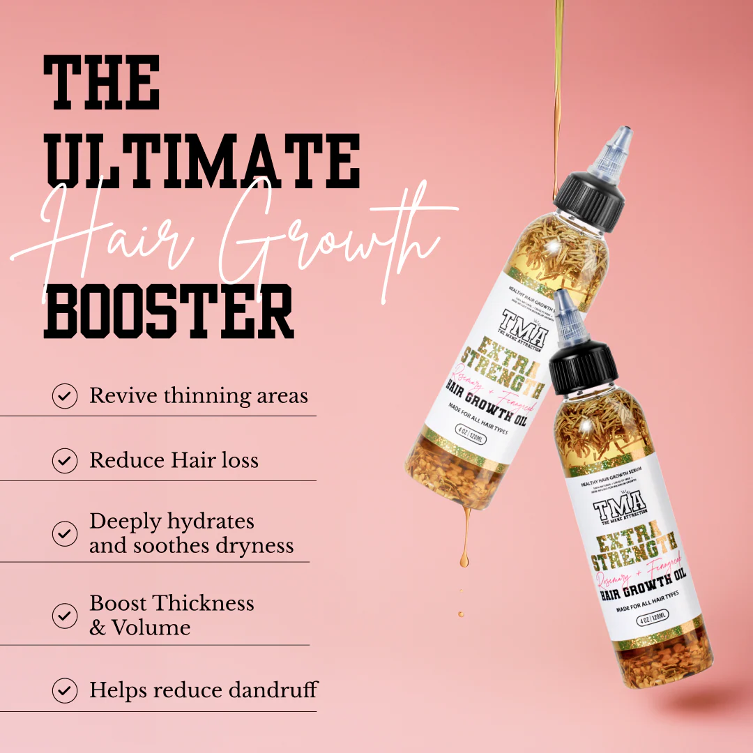 Jumbo Extra Strength Rosemary+Fenugreek Herbal Hair Growth Oil - Image 8